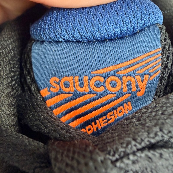Saucony Cohesion 15 Men\'s Running Shoes Gray Black Orange S20701-15 Size 12 main image 12